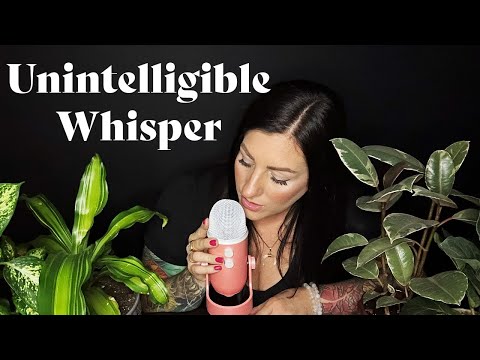 ASMR Unintelligible Whisper - Up Close & Extra Tingly