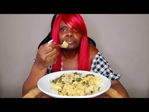 Dinner Chit chat Stir Fry Pasta ASMR Eating Sounds