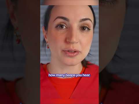 ASMR - How many beeps do you hear? #shorts