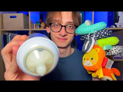 Baby Stuff Are So Good For ASMR 🍼 (Pacifier, Diaper, Rattle, Cream, Milk)