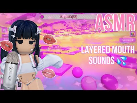 ROBLOX ASMR - 30 minutes of INTENSE layered MOUTH SOUNDS 👄💗 (NO TALKING)
