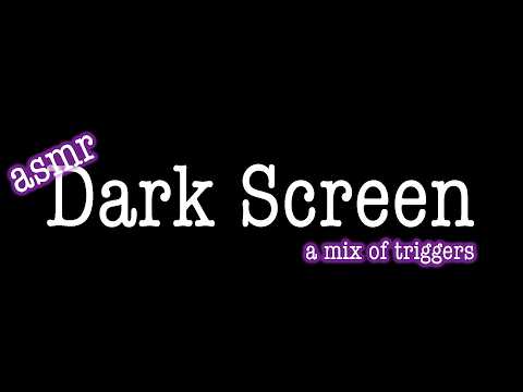 ASMR Black Screen - *SENSITIVE* Whispers & Sound Assortment (with timestamps)