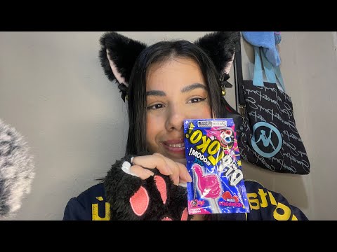 ASMR| Pirulito que estoura na boca - SONS DE BOCA👄 - LOLLIPOP🍭❤️