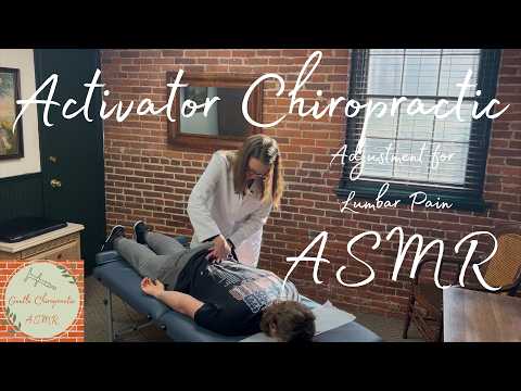 Activator Chiropractic ASMR - Adjustment for Lumbar Pain