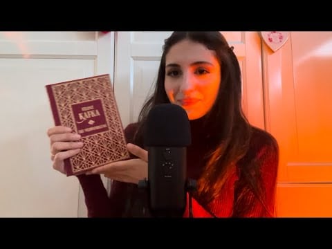my favorite books ASMR (tapping, close whispers & reading) 📖