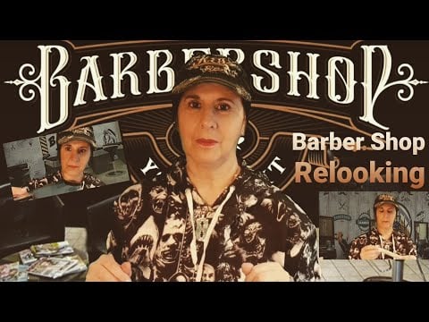 Asmr français Rôleplay "Barber shop " Relooking.