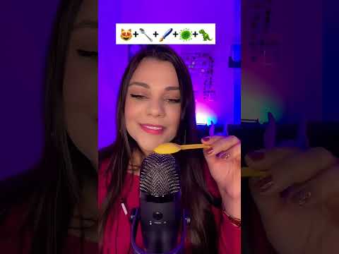 ASMR: Desafio do Emoji | Emoji Challenge #shorts