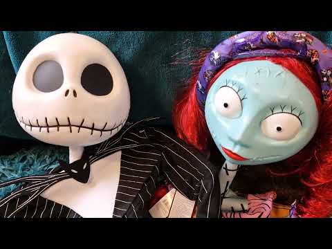 #asmr Jack and Sally go to the spa for Christmas Pamper !   ( nightmare before christmas )