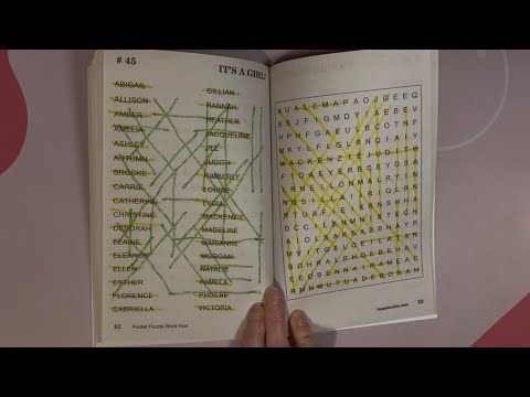 ASMR Doing #45 In Word-Finds
