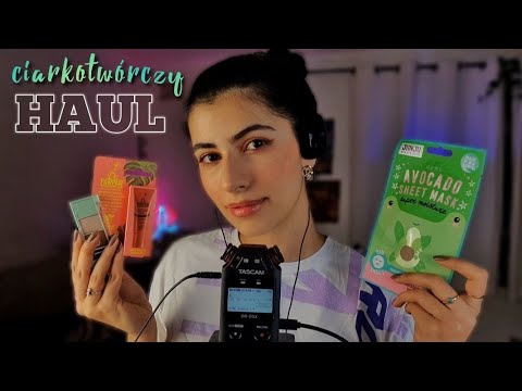 ASMR po polsku HAUL KOSMETYCZNY show&tell 🥑