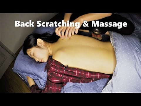 Reiki Back Scratching & Tracing | Lower Back Massage ASMR
