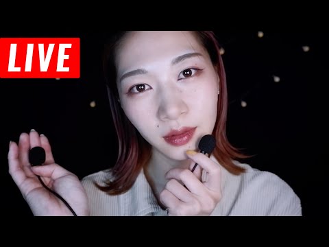 【ASMR LIVE】脳内貫通オノマトペの囁き配信🛏💭雑談あり