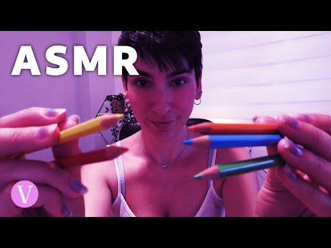 ASMR Limpieza energética con colores · SUSURROS tapping y MOUTH sounds