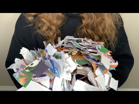 ASMR Paper Tearing/Ripping (No Talking)