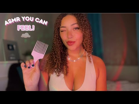 ASMR You Can FEEL 🤤 Hand Movements, Mouth Sounds, Massage, Tap & Pluck + More! ♡︎🧸