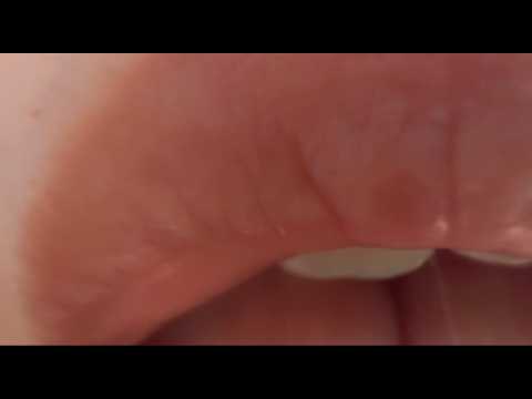 Short lens licking *licks, mouth sounds, close up*