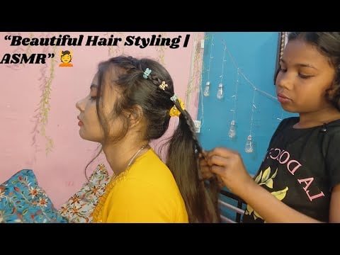 “Beautiful & Relaxing Hairstyle ASMR ✨ Soft Hands, Calm Mind”
