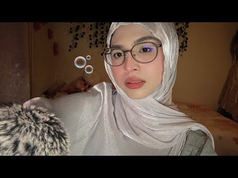 ASMR ♡ Fluffy Mic Scratching + Soft Whispers for Sleep 😴 (Sahira's Mailbox #3)