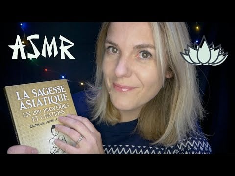 ASMR FR 🧘‍♀️ La Sagesse Asiatique - Proverbes et citations