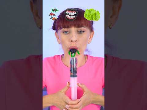 ASMR Gummy Octopus, Lollipop Mukbang #shorts