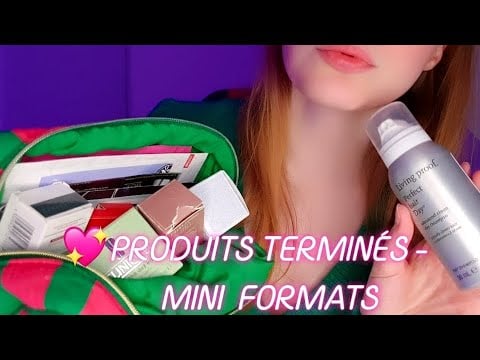 ASMR 🧴 PRODUITS TERMINÉS | Échantillons & mini formats 
