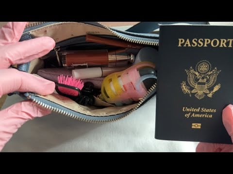 ASMR Roleplay- TSA Agent checks your bag 👜