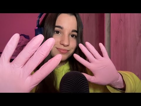 ASMR MIC GRIPPING y HAND SOUNDS con y sin GUANTES DE LATEX 🥰 | cerquita del micro