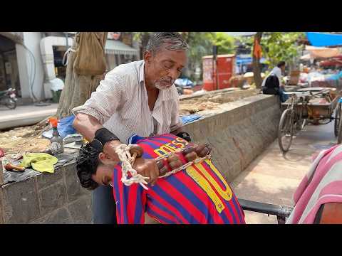 ASMR Barber Waris - Instant Head Massage For Instant Relaxation & Stress Relief (Best Street Barber)