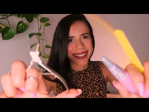 ASMR | AMIGA FAZENDO AS SUAS UNHAS | DURMA RAPIDINHO!