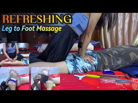 Soothe Aching Legs & Feet with This Simple Massage Technique