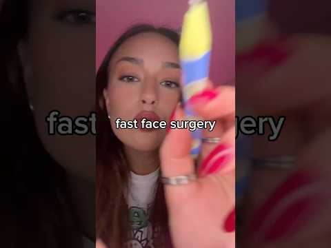 fast face surgery 💆🏻‍♀️ #fastasmr #asmrsounds #asmr #fastandaggressiveasmr #chaoticasmr #tingles