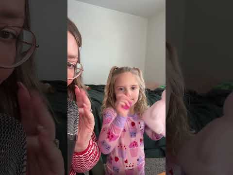 ASMR with my daughter #asmr #tingles #tryingasmr #asmrvideos #asmrcommunity
