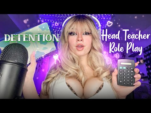 ASMR | DETENTION HEAD TEACHER ROLE PLAY