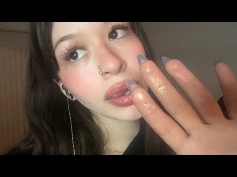 ASMR Guess the Word (Spit Paint Tracing & Inaudible Words)