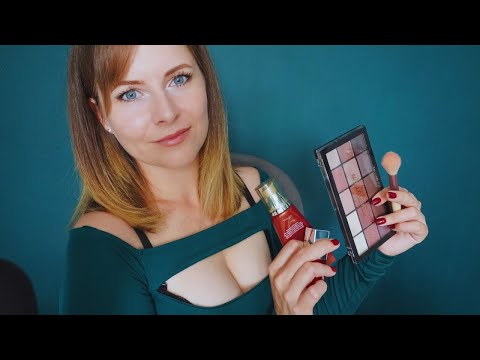 ASMR personal attention make your makeup up close