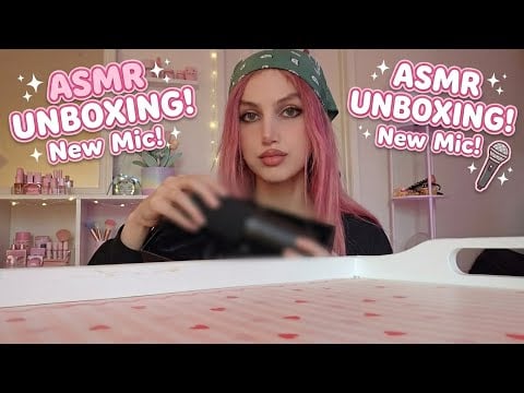 Unboxing new microphone for asmr