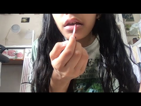 asmr lipgloss try on 💄💋