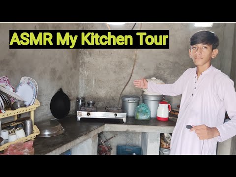 ASMR My Kitchen Tour l ASMR in kitchen for deep relaxation l Get a Sleep