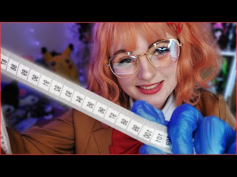 【ASMR】Measuring and adjusting ur face (gloves, light triggers, personal attention) ♡  Sayori DDLC RP