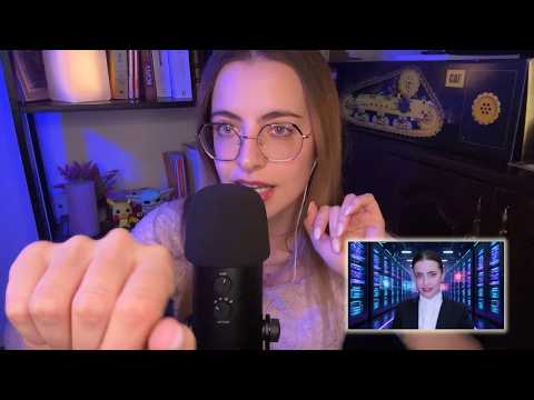 ASMR | AI Assistant Comforts You (dystopian, positive affirmations, clicky whispers)