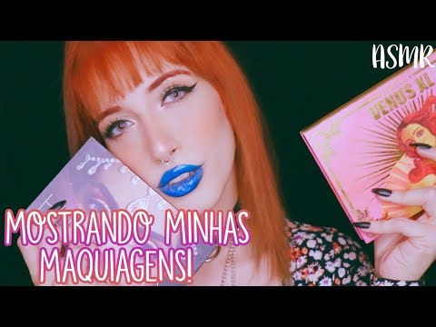 ASMR ♡ MOSTRANDO MINHAS MAKES! (◕ᴗ◕✿)💞