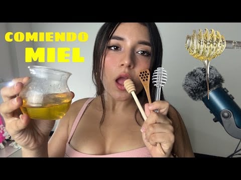 Comiendo MIEL asmr ♡