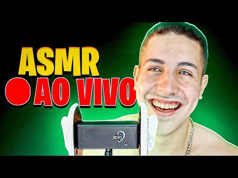 ASMR AO VIVO - LIVE PARA DORMIR E RELAXAR