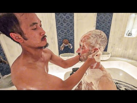 Intense FOAMY Scrub & Massage in Turkish Hammam - Istanbul 🇹🇷