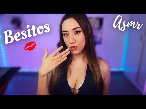 ASMR 💋 BESOS & BESITOS SOLO PARA TI 💋 Mouth sounds cerquita DE TI para tu RELAX 🌙