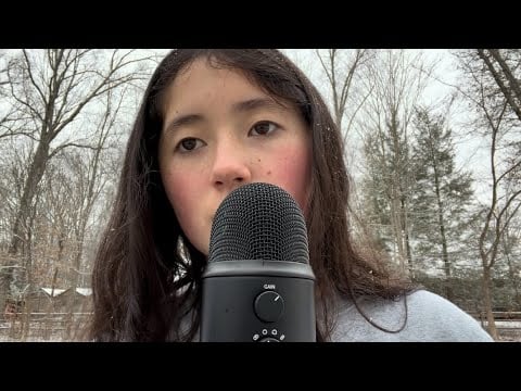 ASMR IN THE SNOW