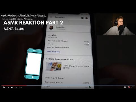 [ASMR Deutsch] Reaktion Part 2 | By ASMR Basics | German