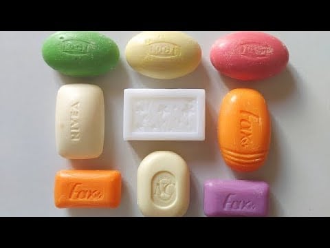 Dry Soap carving ASMR\ relaxing sounds\ No talking. Satisfying ASMR video\ Cutting soap