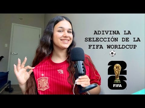 ASMR | adivina la SELECCIÓN del MUNDIAL DE FÚTBOL (juego) ⚽️