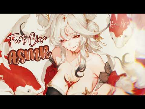 АСМР 🧡🦊БЛИЗКО ИЛИ ДАЛЕКО? всё вместе!🧡🦊 asmr russian close to far whisper~